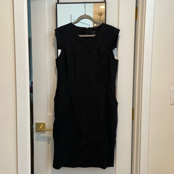 J Crew Resume Dress in black - Picture 2 of 6